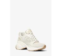 MK Sneaker Zuma Aus Leder Und Nylon - Goldton - Michael Kors