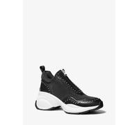 MK Sneaker Zuma aus Materialmix mit Nieten - Schwarz - Michael Kors