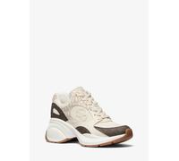 MK Sneaker Zuma Mit Signature-Logomuster In Blockfarben - Braun - Michael Kors