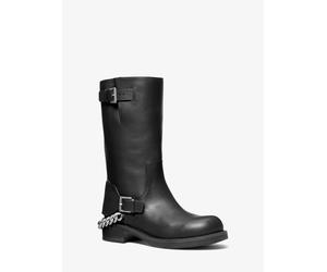 MK Stiefel Cayden aus Leder - Schwarz - Michael Kors