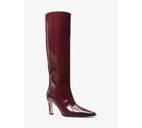 Michael Kors Stiefel - Mid-Calf Red Calfskin Ankle Boots - Gr. 8 - in Schwarz - für Damen