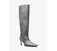 MK Stiefel Darrah aus poliertem Leder - Grau - Michael Kors