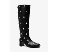 MK Stiefel Matilda aus Leder mit Nieten - Schwarz - Michael Kors