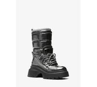 MK Stiefel Shiloh aus Materialmix in Metallic-Optik - Grau - Michael Kors