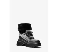 MK Stiefel Shiloh aus Materialmix mit Verzierungen - Schwarz - Michael Kors