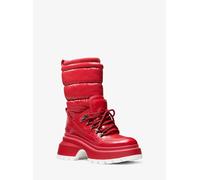 MK Stiefel Shiloh Aus Materialmix - Rot - Michael Kors