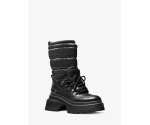 MK Stiefel Shiloh aus Materialmix - Schwarz - Michael Kors