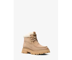 MK Stiefelette Cade aus Wildleder mit Fleecefutter - Natur - Michael Kors
