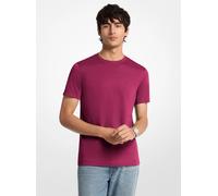 MK T-Shirt aus Baumwolle - Lila - Michael Kors