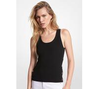 MK Tanktop Aus Geripptem Stretch-Strick - Schwarz - Michael Kors