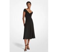 MK Tanzkleid aus dichtem Stretch-Jersey - Schwarz - Michael Kors