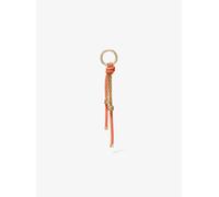 MK Taschenanhänger im Goldton mit gesprenkelten Bändern - Orange - Michael Kors