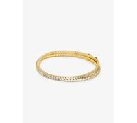 MK Tennisarmband aus Messing mit Edelmetallbeschichtung zum Wickeln - Goldton - Michael Kors