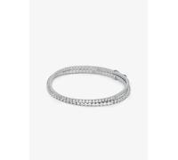 MK Tennisarmband aus Messing mit Edelmetallbeschichtung zum Wickeln - Silberton - Michael Kors