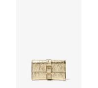 MK Trifold-Brieftasche Nolita Medium Aus Leder In Krakelee-Optik Mit Metallic-Finish - Goldton - Michael Kors