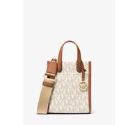 MK Umhängetasche Gigi Extra-Small mit Signature-Logomuster - Natur - Michael Kors