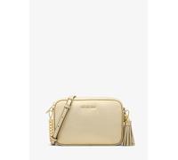 MK Umhängetasche Ginny aus Leder mit Metallic-Effekt - Goldton - Michael Kors