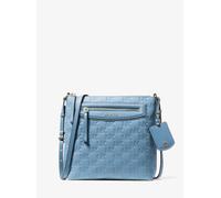 MK Umhängetasche Jet Set Travel Large aus Leder mit Logoprägung - Blau - Michael Kors