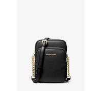 MK Umhängetasche Jet Set Travel Medium aus gekrispeltem Leder - Schwarz - Michael Kors