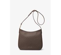 Michael Kors Kensington Beuteltasche dunkelbraun, Canvas, Damen