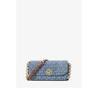 MK Umhängetasche Nolita Small Aus Denim Mit Jacquard-Logomuster - Blau - Michael Kors