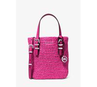 MK Umhängetasche Quinn Extra-Small aus handgehäkeltem Stroh - Rosa - Michael Kors