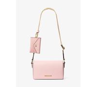 MK Umhängetasche Vincent Small Aus Saffianleder Mit Kartenetui Mit Signature-Logomuster - Rosa - Michael Kors