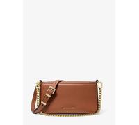 MK Wandelbare Pochette Bryant Small Aus Gekrispeltem Leder - Braun - Michael Kors