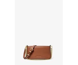 MK Wandelbare Pochette Bryant Small aus gekrispeltem Leder - Braun - Michael Kors
