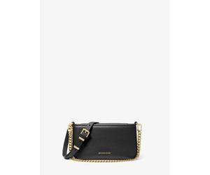MK Wandelbare Pochette Bryant Small aus gekrispeltem Leder - Schwarz - Michael Kors