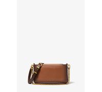 MK Wandelbare Pochette Bryant Small Aus Poliertem Leder - Braun - Michael Kors