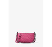 MK Wandelbare Pochette Bryant Small mit Signature-Logomuster - Rosa - Michael Kors