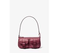 MK Wandelbare Pochette Zoe Small Mit Signature-Logomuster - Lila - Michael Kors