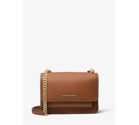 MK Wandelbare Schultertasche Claire Small Aus Gekrispeltem Leder - Braun - Michael Kors