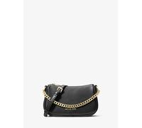 MK Wandelbare Umhängetasche Carmela Small Aus Gekrispeltem Leder - Schwarz - Michael Kors