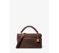 MK Wandelbare Umhängetasche Jana Extra-Small aus Leder - Braun - Michael Kors
