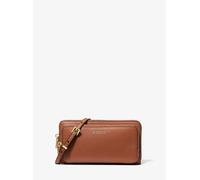 MK Wandelbare Umhängetasche Jet Set Large Aus Gekrispeltem Leder - Braun - Michael Kors