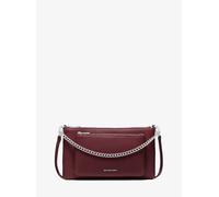 MK Wandelbare Umhängetasche Jet Set Medium Aus Gekrispeltem Leder - Rot - Michael Kors