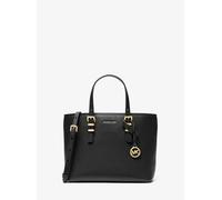 MK Wandelbare Umhängetasche Quinn Small aus gekrispeltem Leder - Schwarz - Michael Kors