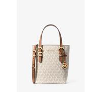 MK Wandelbarer Shopper Quinn Extra-Small Aus Signature-Logostoff Und Leder - Natur - Michael Kors