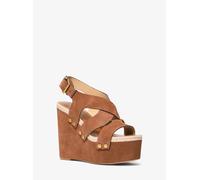 MK Wedge Raven aus Wildleder mit Nieten - Braun - Michael Kors