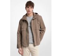 MK Windbreaker aus Nylon-Twill - Braun - Michael Kors