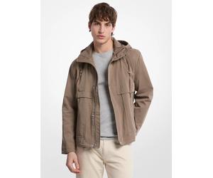 MK Windbreaker aus Nylon-Twill - Braun - Michael Kors