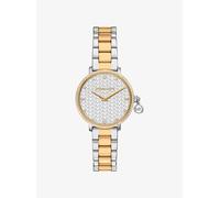 MK Zweifarbige Mini-Armbanduhr Pyper Mit Pavé - Silberton - Michael Kors