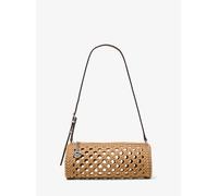 MK Zylindrische, gehäkelte Pochette Izzy Small - Braun - Michael Kors