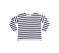 MK84 Mantis Kids Kinder T-Shirt Langarmshirt im bretonischen Stil White 10-12 Years