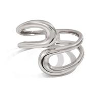 MKEMQXBEP Übertrieben Heavy Metal Big Open Torques Choker Halskette Fot Frauen Goth Einstellbare Chunky Kette(Bracelet S 1PC)