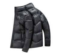 Mkjuuior Winterjacke, 90 % Entendaunen, verdickt, warm, Schwarz , XL