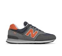 New Balance 574 Sneaker - Herren - grau/orange in Größe 40 1/2 - jetzt im Sale
