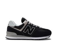 New Balance Unisex 574 Core in Schwarz/Weiß, Suede/Mesh, Größe 44